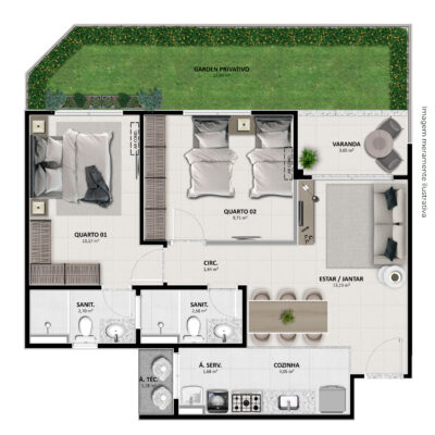 JOTANUNES - VB PETROLINA - PLANTA TIPO A1_02 GARDEN