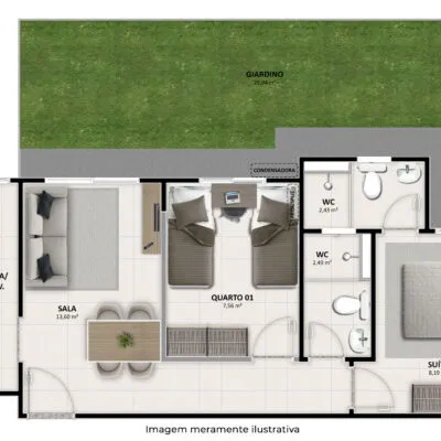 JOTANUNES - SOLAR SUITES - PLANTA GIARDINO 02.ReV07